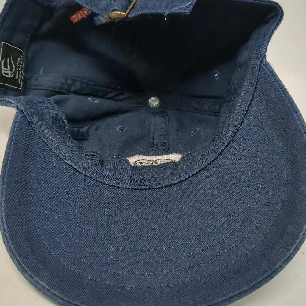 OC Baseball Cap Blue One Size Cook Out Food City Embroidered Slideback Sport Hat